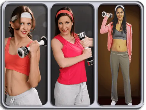 Fitness Girls 3-set